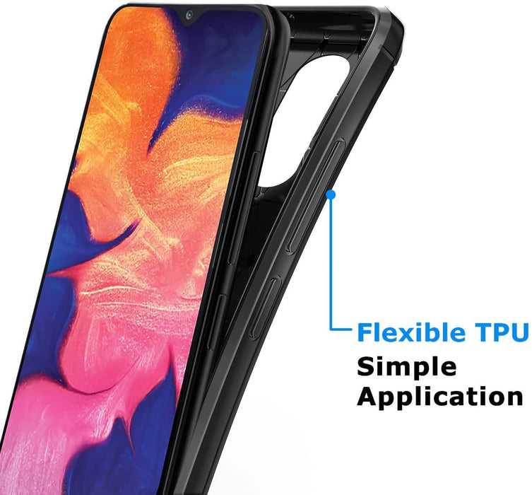 For Samsung A10 Armour Shockproof Gel Case Silicone Cover Case Thin