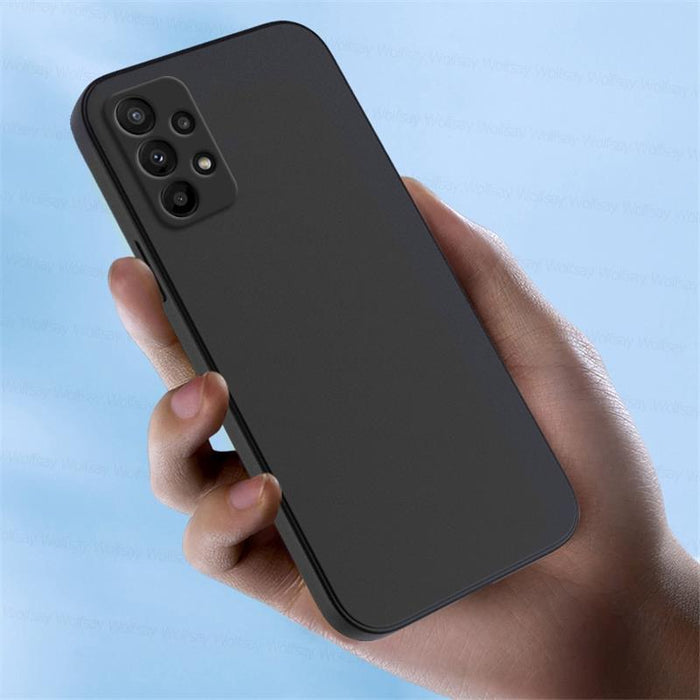 Black Gel Case Tough Shockproof Phone Case Gel Cover Skin for Samsung Galaxy A23 5G