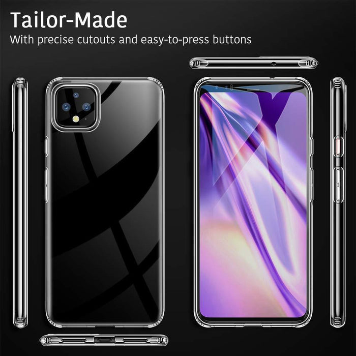 Google Pixel 4A 5G Silicone Gel Ultra Slim Case Clear