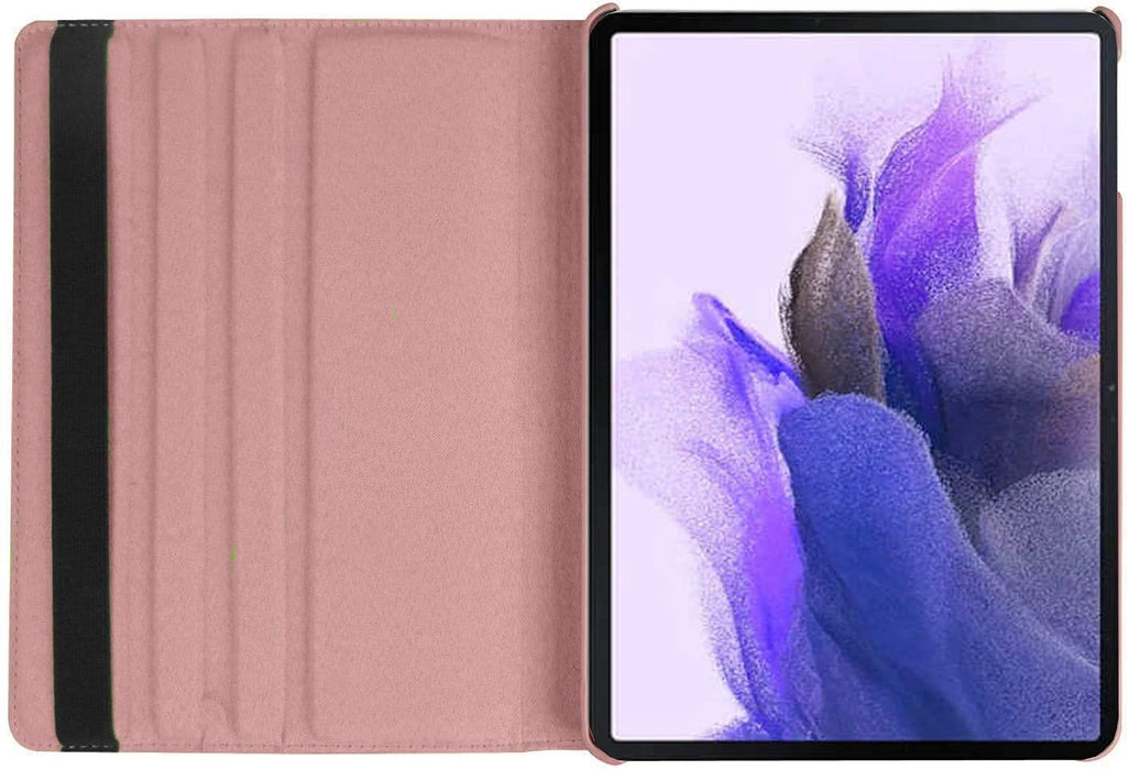 Samsung Galaxy Tab S7 FE 12.4" (2021) T730 T736, Tab S8+ 12.4" (2022) X800 X806, 360 Rotating Folio Case