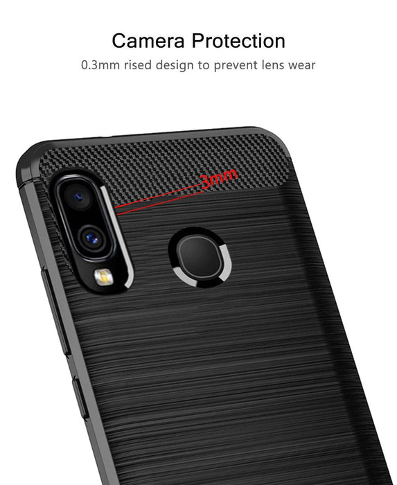 For Samsung A20e Armour Shockproof Gel Case Silicone Cover Case Thin