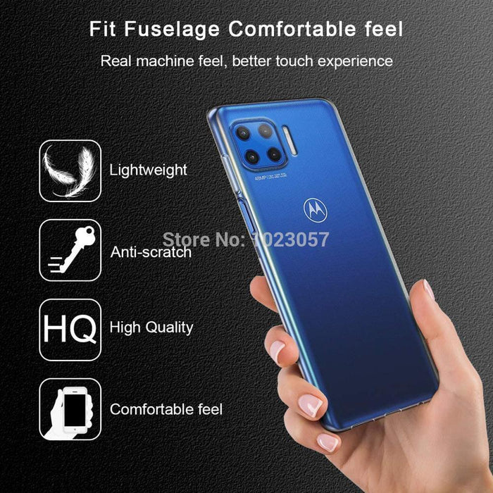 Motorola Moto G 5G Plus Silicone Gel Ultra Slim Case Clear