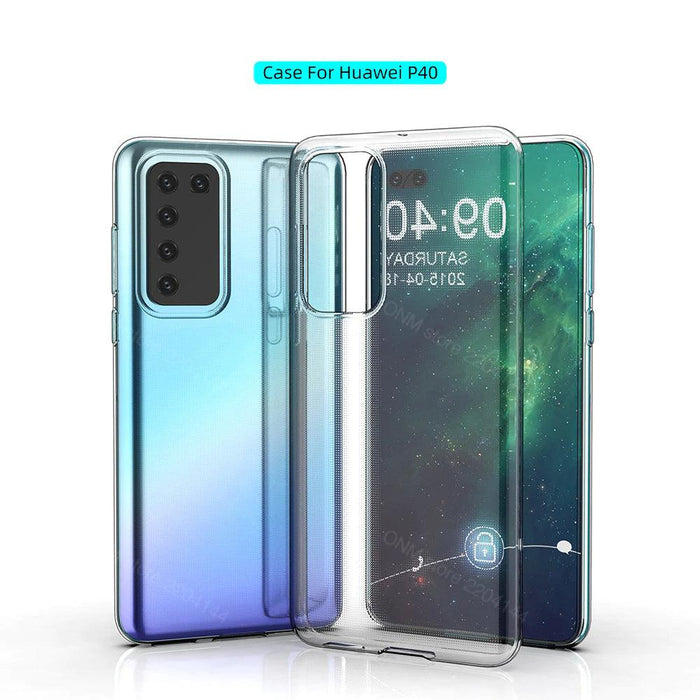 Huawei P40 Case Silicone Gel Ultra Slim Case Clear