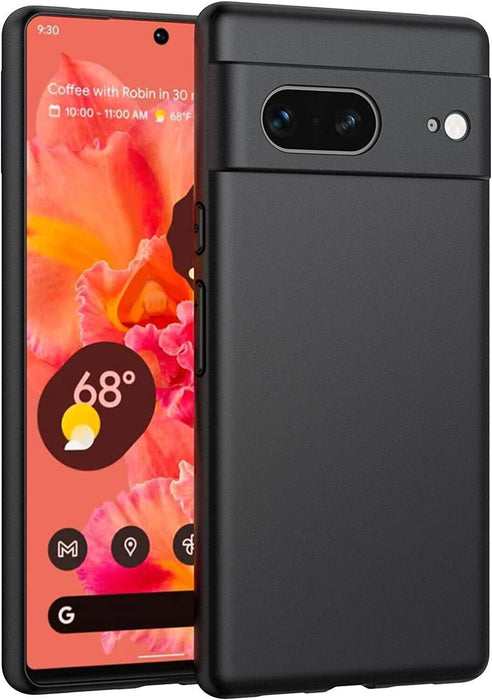Black Gel Case Tough Shockproof Phone Case Gel Cover Skin for Google Pixel 7