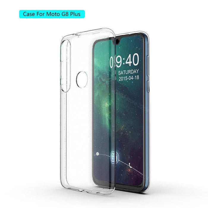 Motorola G8 Plus Silicone Gel Ultra Slim Case Clear