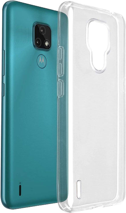 Motorola Moto E7 Silicone Gel Ultra Slim Case Clear