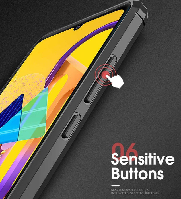 For HONOR 9A Armour Shockproof Gel Case Silicone Cover Case Thin