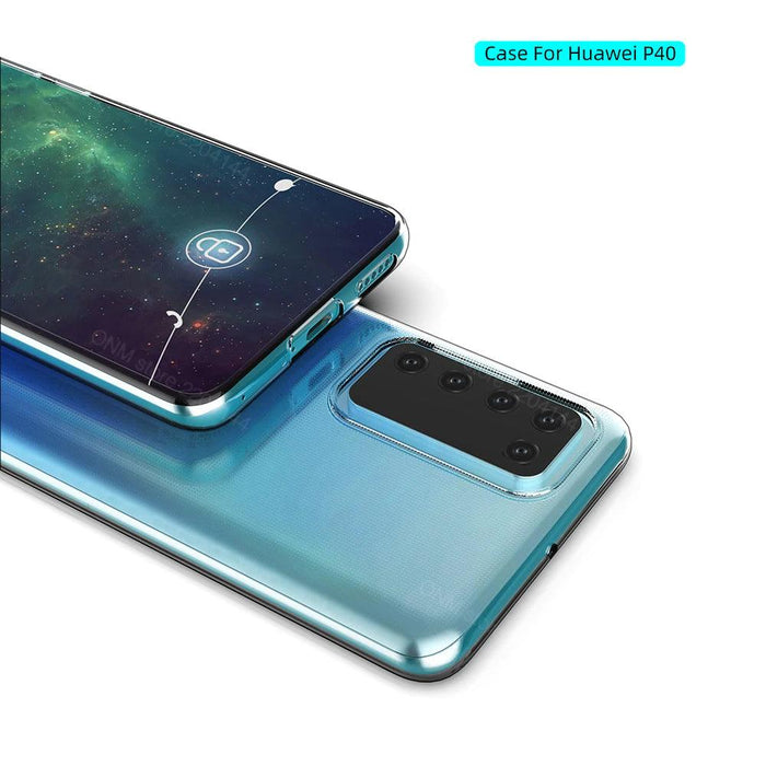 Huawei P40 Case Silicone Gel Ultra Slim Case Clear