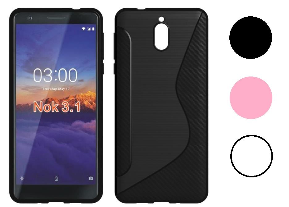 Gel Tough Shockproof Phone Case Cover Skin Silicone for Nokia 3.1