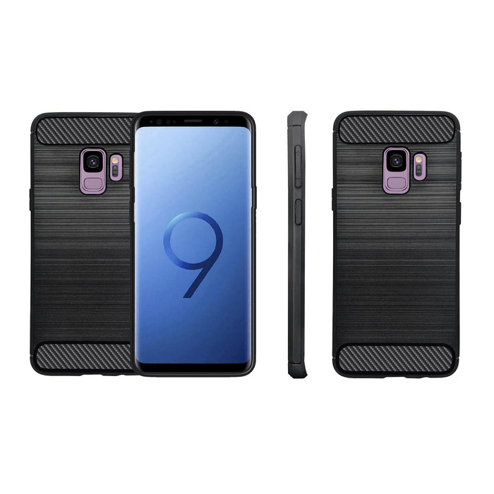 Carbon fibre / Brushed Metal de Design Case Gel Skin Brushed Metal Effect For Oppo A52 / A72 2020