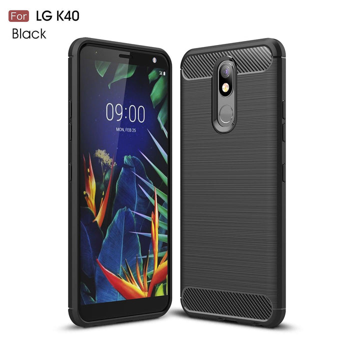 For LG K40 Armour Shockproof Gel Case Silicone Cover Case Thin