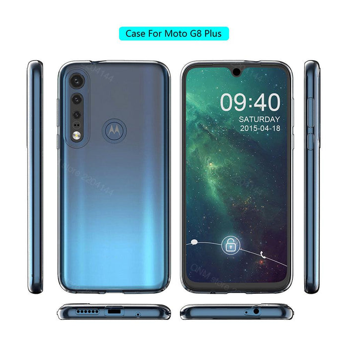 Motorola G8 Plus Silicone Gel Ultra Slim Case Clear