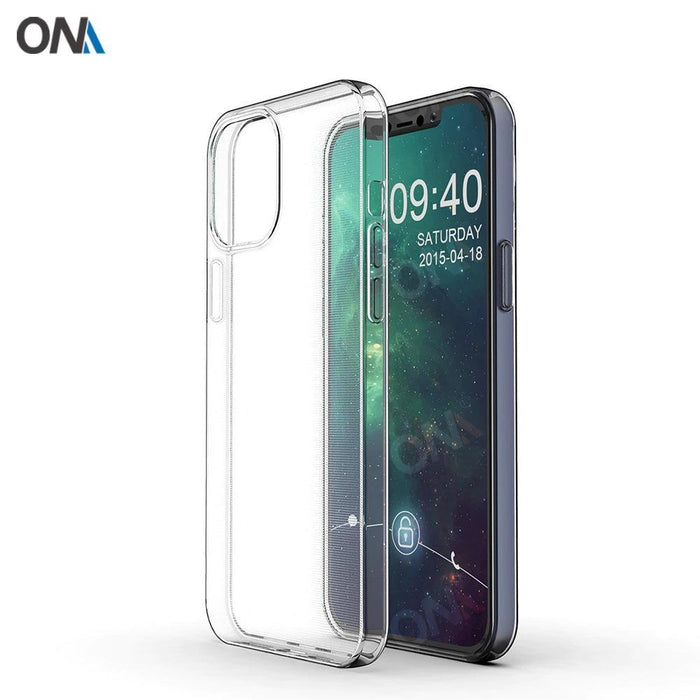 Apple iPhone 12 Pro Max (6.5'') Silicone Gel Ultra Slim Case Clear