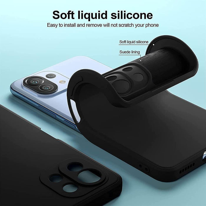 Black Gel Case Tough Shockproof Phone Case Gel Cover Skin for Honor X8