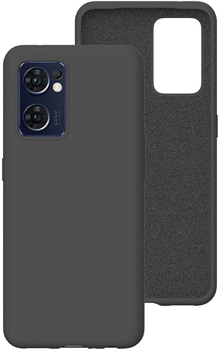 Black Gel Case Tough Shockproof Phone Case Gel Cover Skin for Oppo Find X5 Lite