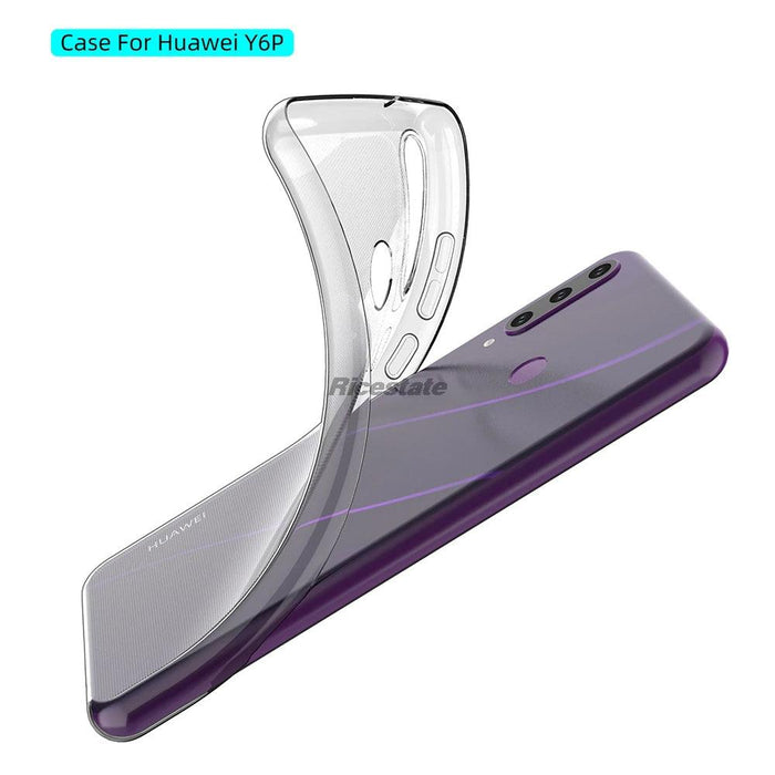 Huawei Y6P (2020) Silicone Gel Ultra Slim Case Clear