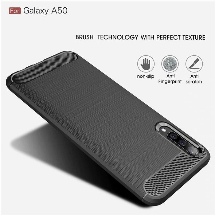 For Samsung A50 Armour Shockproof Gel Case Silicone Cover Case Thin