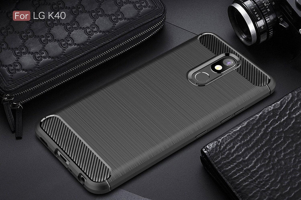 For LG K40 Armour Shockproof Gel Case Silicone Cover Case Thin