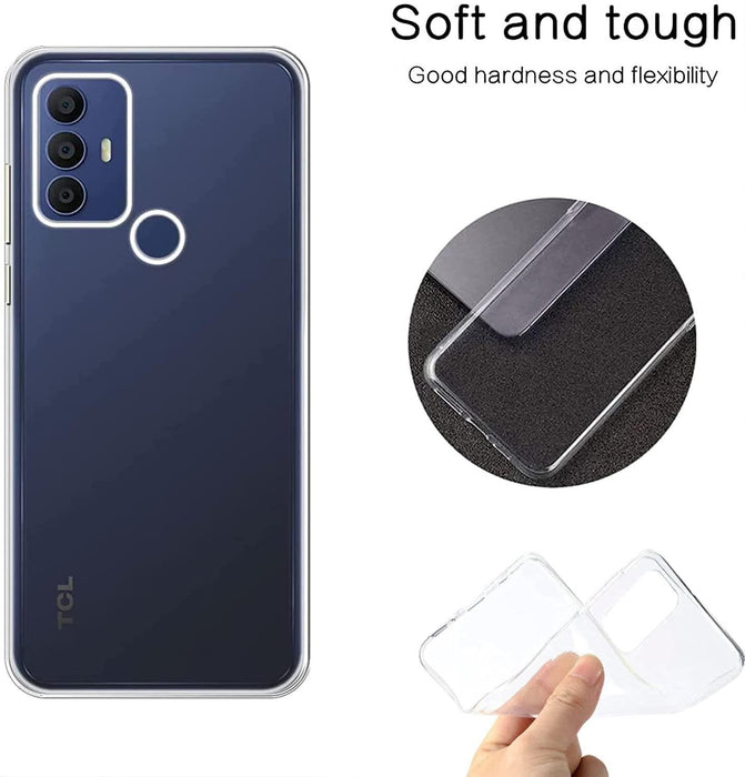 TCL 306 / 30SE Silicone Gel Ultra Slim Case Clear