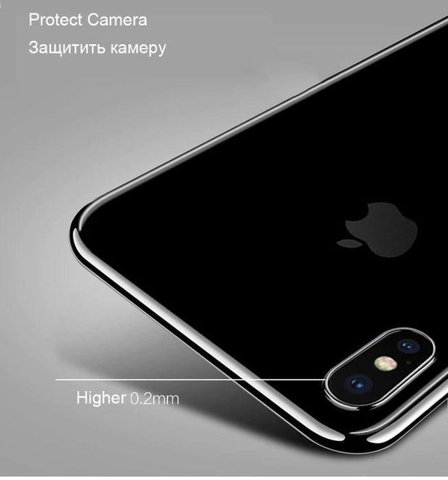 Apple iPhone X / XS Silicone Gel Ultra Slim Case Clear