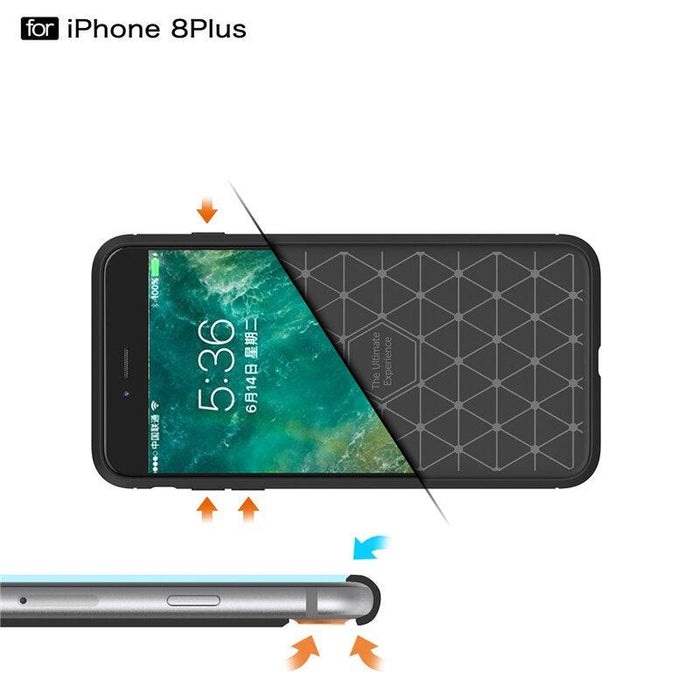 For Apple iPhone 7 / 8 PLUS Armour Shockproof Gel Case Silicone Cover Case Thin