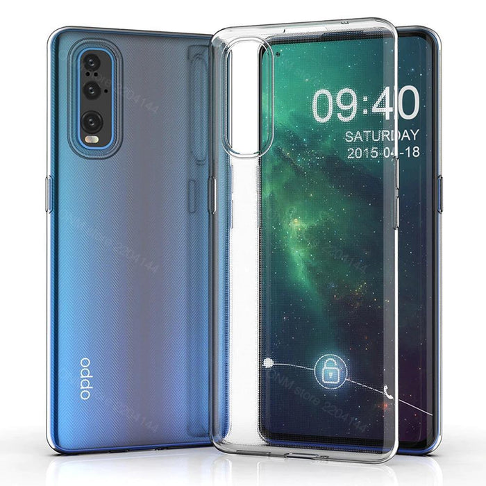 Oppo Find X2 Pro Silicone Gel Ultra Slim Case Clear