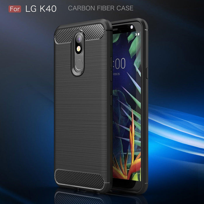 For LG K40 Armour Shockproof Gel Case Silicone Cover Case Thin