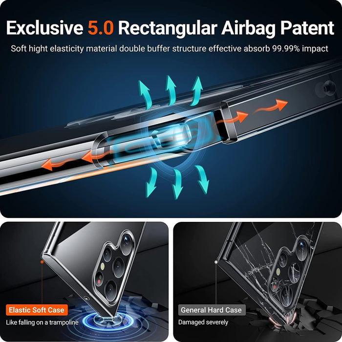 Samsung Galaxy S22 Ultra Silicone Gel Ultra Slim Case Clear