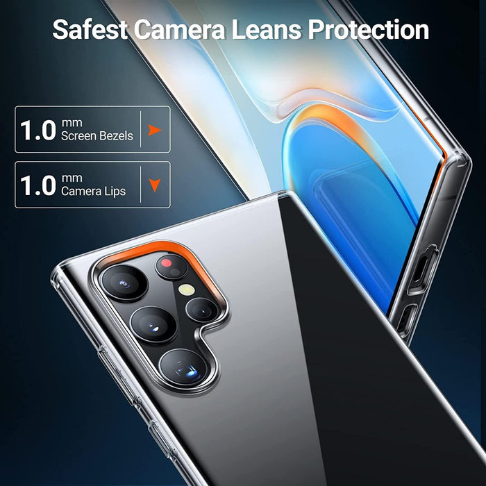 Samsung Galaxy S22 Ultra Silicone Gel Ultra Slim Case Clear