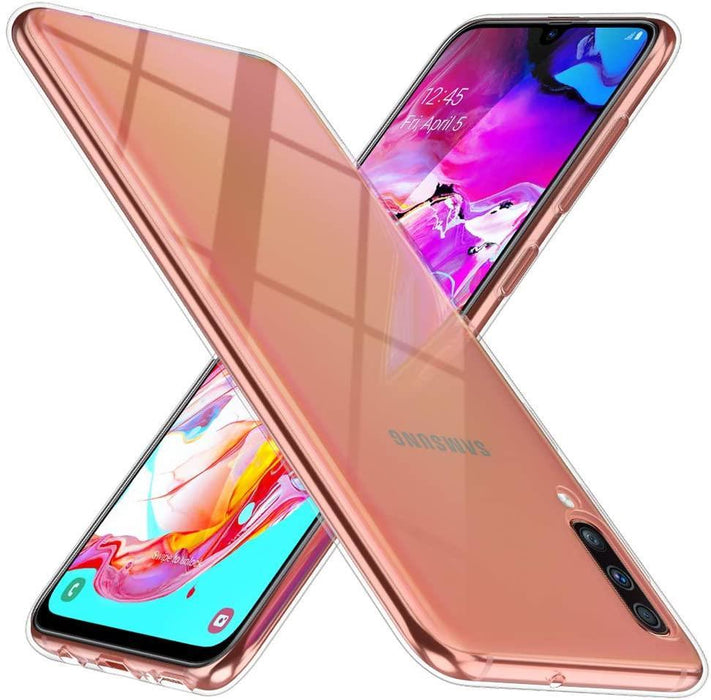 Samsung Galaxy A70 Silicone Gel Ultra Slim Case Clear