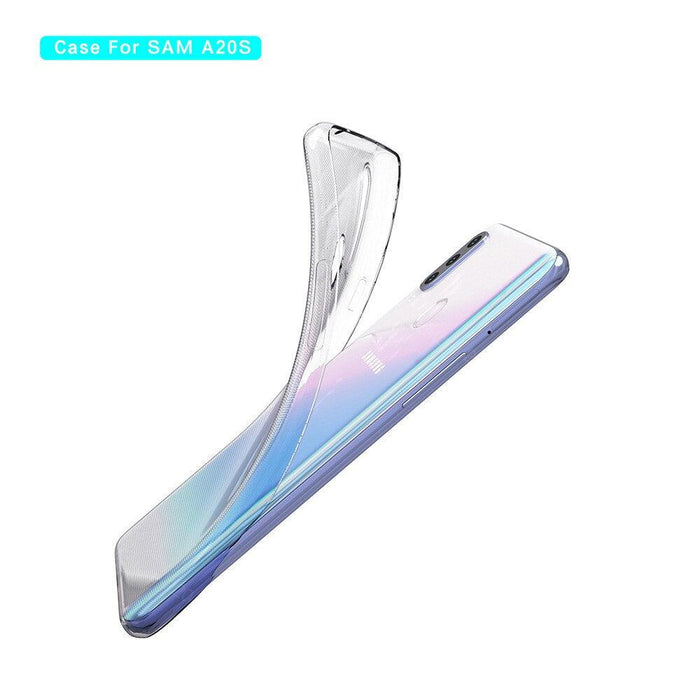 Samsung Galaxy A20s Silicone Gel Ultra Slim Case Clear