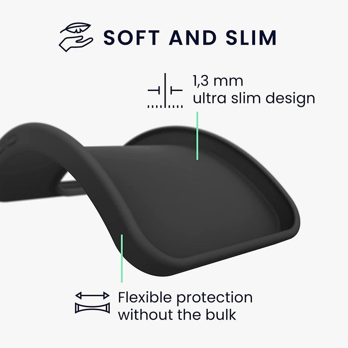Black Gel Case Tough Shockproof Phone Case Gel Cover Skin for Moto E32 / G22