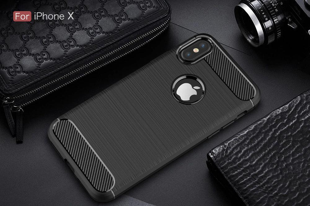 For Apple iPhone X/Xs Armour Shockproof Gel Case Silicone Cover Case Thin