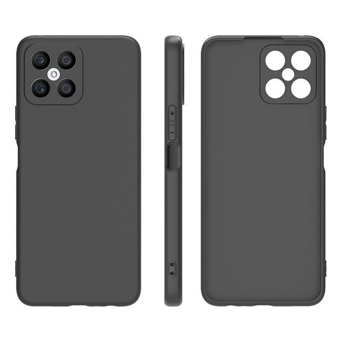 Black Gel Case Tough Shockproof Phone Case Gel Cover Skin for Honor X8
