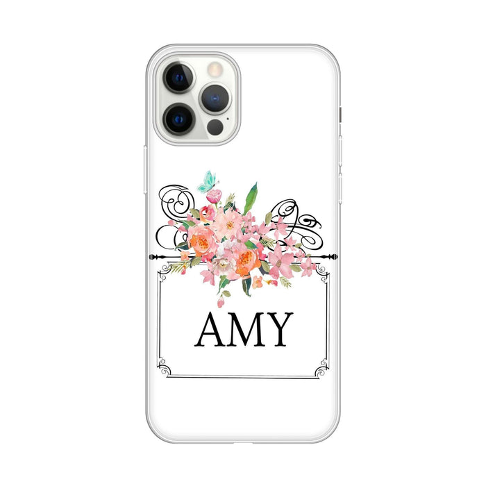 Personalised Case Silicone Gel Ultra Slim for All Apple Mobiles - FLO190