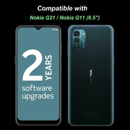 Black Gel Case Tough Shockproof Phone Case Gel Cover Skin for Nokia G21
