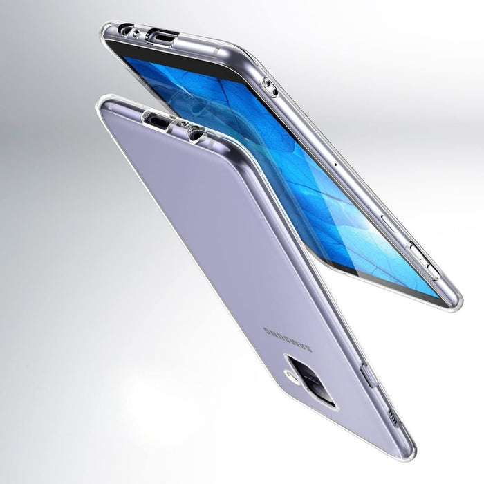 Samsung Galaxy A8 (2018) Silicone Gel Ultra Slim Case Clear