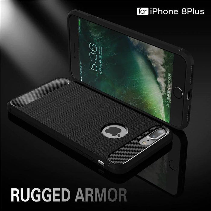 For Apple iPhone 7 / 8 PLUS Armour Shockproof Gel Case Silicone Cover Case Thin