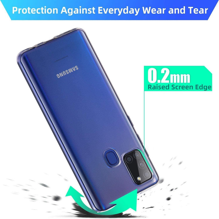Samsung Galaxy A21s Silicone Gel Ultra Slim Case Clear