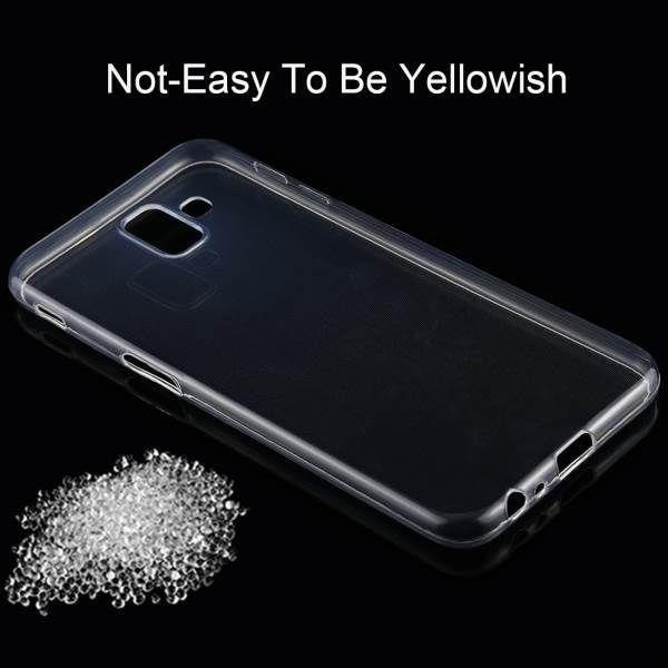 Samsung J6+ Silicone Gel Ultra Slim Case Clear