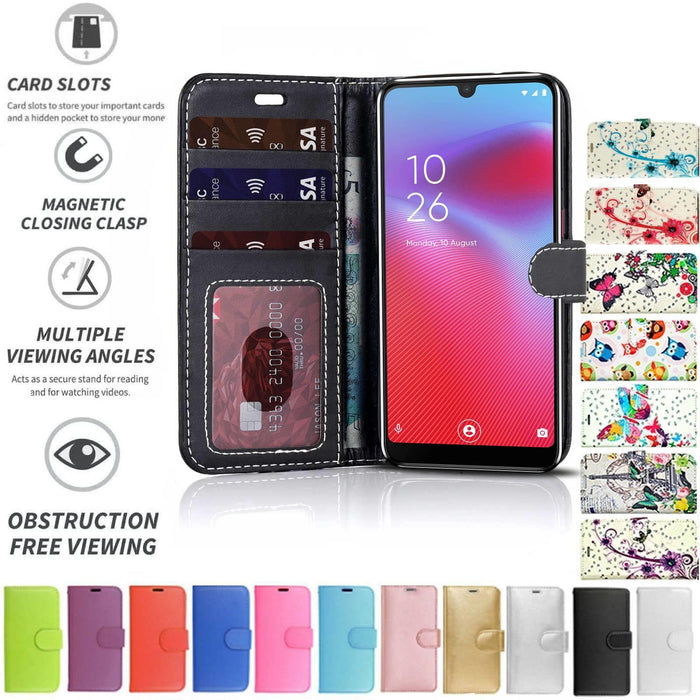 Vodafone Smart 10 Flip Folio Book Wallet Case
