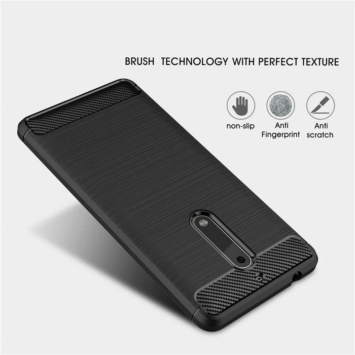 For NOKIA 5.1 Plus Armour Shockproof Gel Case Silicone Cover Case Thin