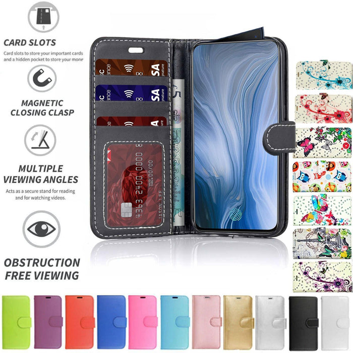 OnePlus 7T Pro Flip Folio Book Wallet Case