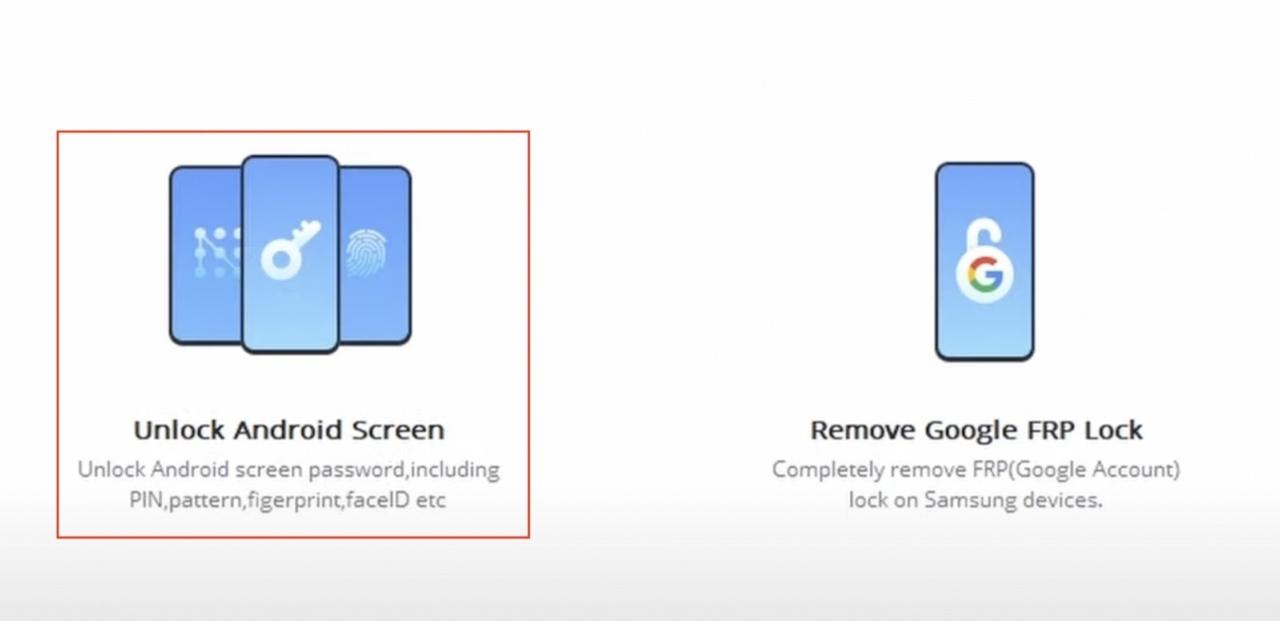 FRP lock & screen lock