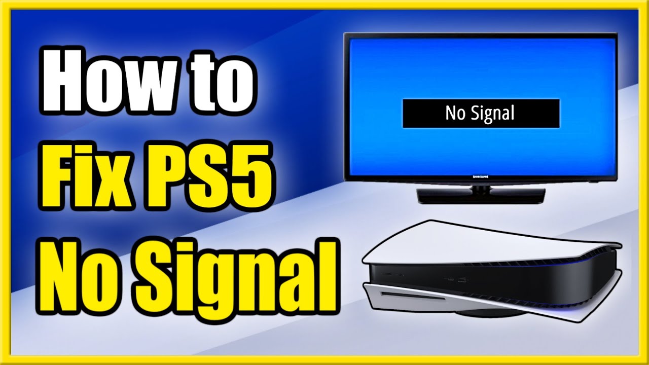 PS5 No Signal on TV – Causes & Fix (Complete Guide)