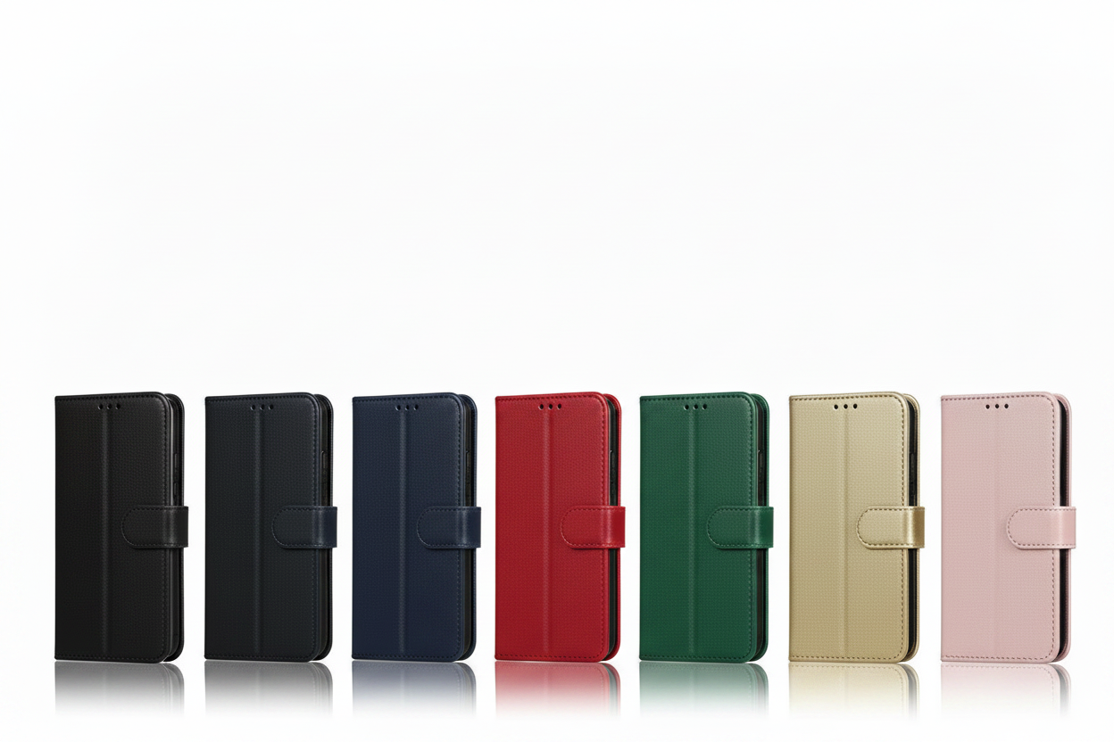 Leather Style Wallet Cases