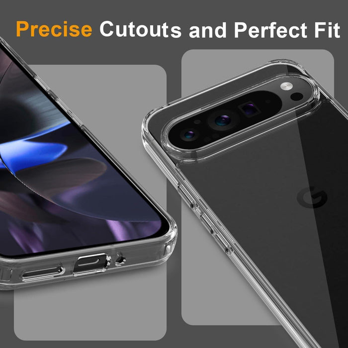 Google Pixel 9 Pro XL Silicone Gel Ultra Slim Case Clear