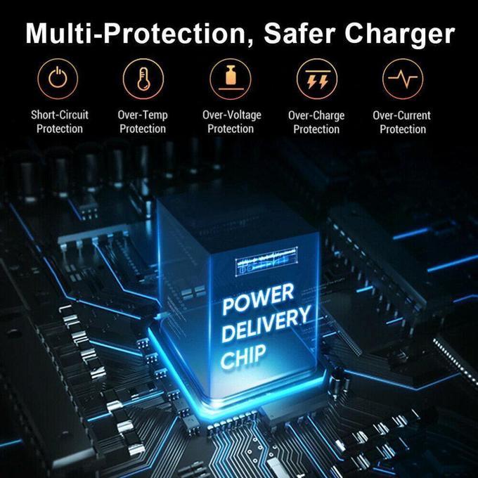 USB-C Fast Charging PD Mains Charger Plug 20W For iPhone Samsung Huawei Nokia Motorola Nintendo Universal Compatible