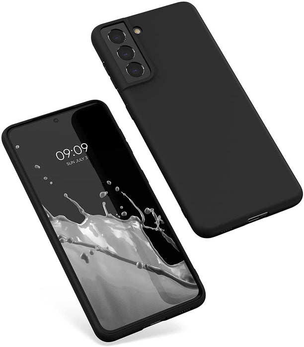 Black Gel Case Tough Shockproof Phone Case Gel Cover Skin for Samsung Galaxy S21+