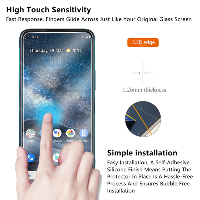 Nokia 8.3 5G Tempered Glass Screen Protector |2.5D|